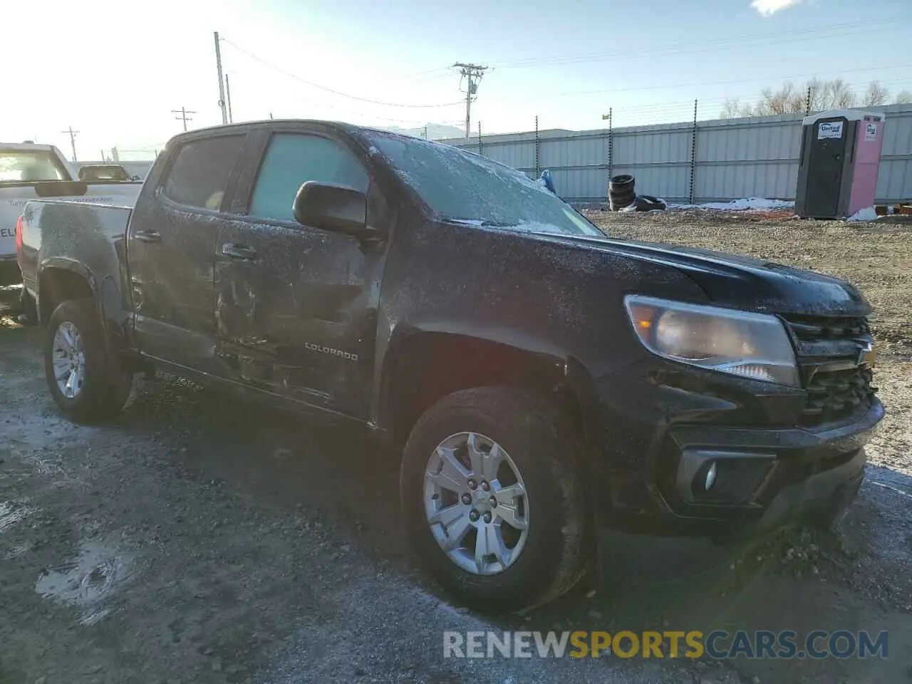 4 Photograph of a damaged car 1GCGTCEN7M1291284 CHEVROLET COLORADO 2021