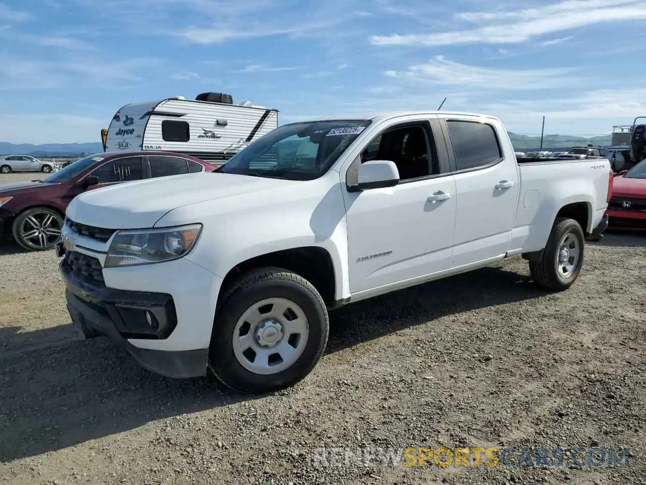 1 Photograph of a damaged car 1GCGTCEN9M1131391 CHEVROLET COLORADO 2021