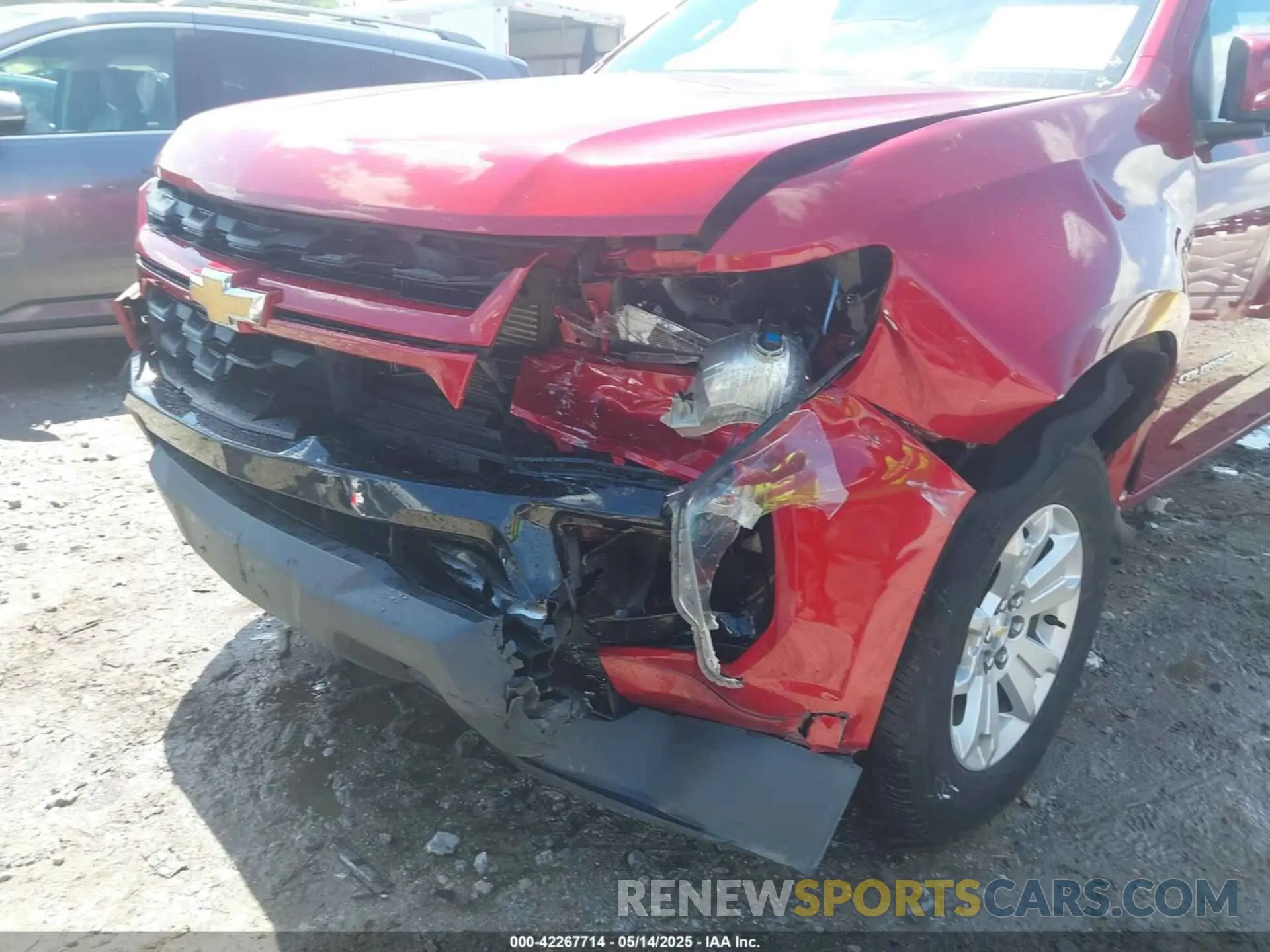6 Photograph of a damaged car 1GCGTCEN9M1132430 CHEVROLET COLORADO 2021