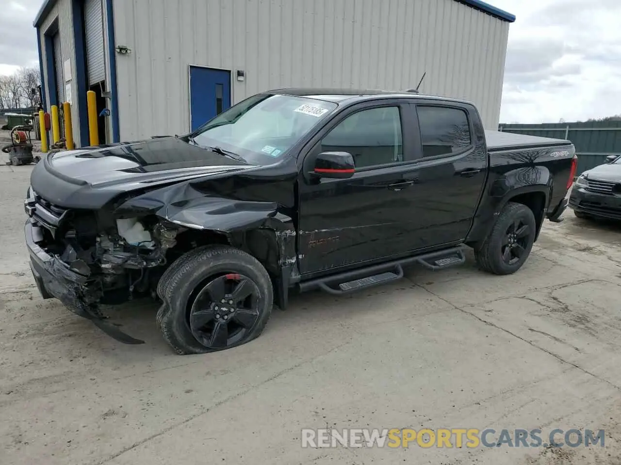 1 Photograph of a damaged car 1GCGTCEN9M1267990 CHEVROLET COLORADO 2021
