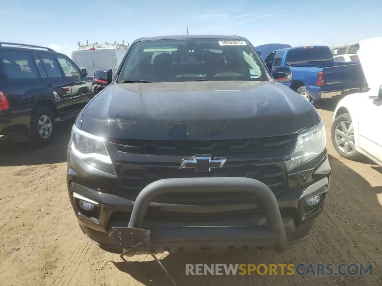 5 Photograph of a damaged car 1GCGTCENXM1271076 CHEVROLET COLORADO 2021