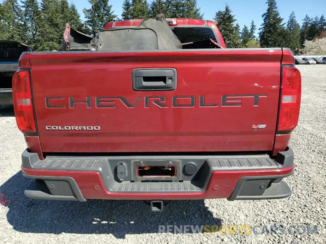 6 Photograph of a damaged car 1GCGTDEN0M1259671 CHEVROLET COLORADO 2021