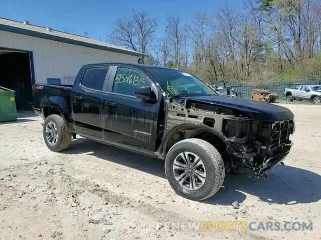 14 Photograph of a damaged car 1GCGTDEN2M1112641 CHEVROLET COLORADO 2021