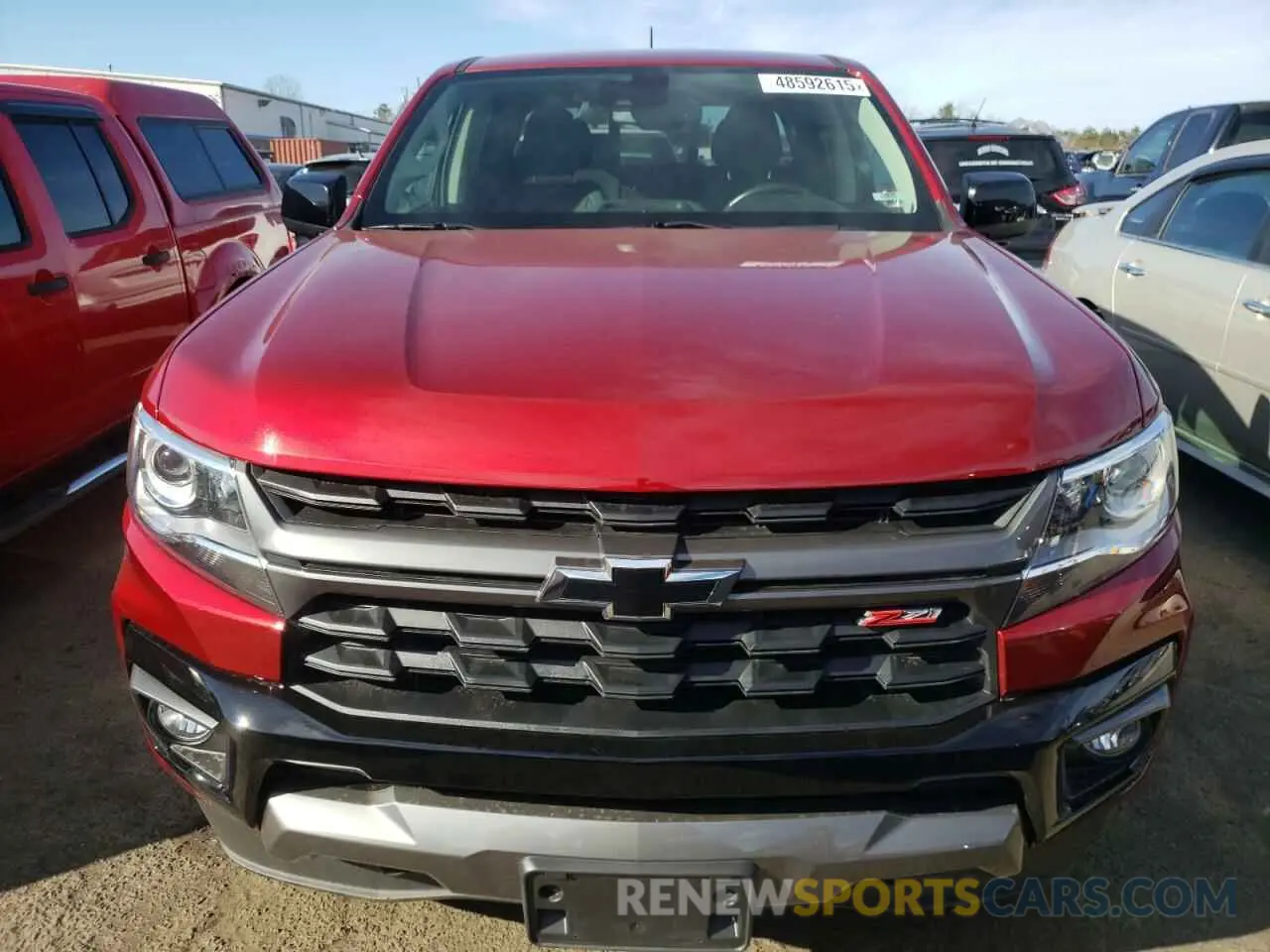 5 Photograph of a damaged car 1GCGTDEN3M1180947 CHEVROLET COLORADO 2021