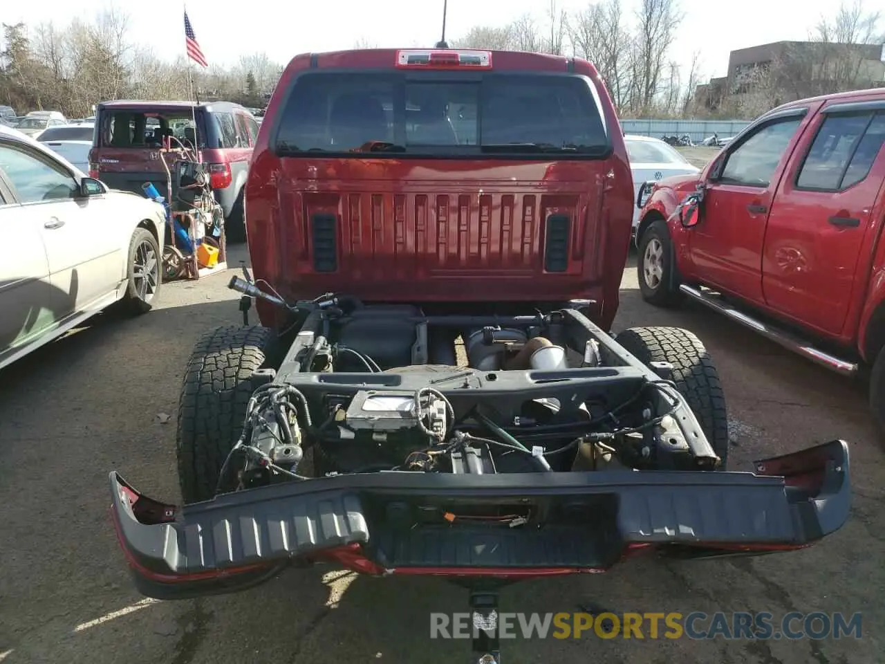 6 Photograph of a damaged car 1GCGTDEN3M1180947 CHEVROLET COLORADO 2021