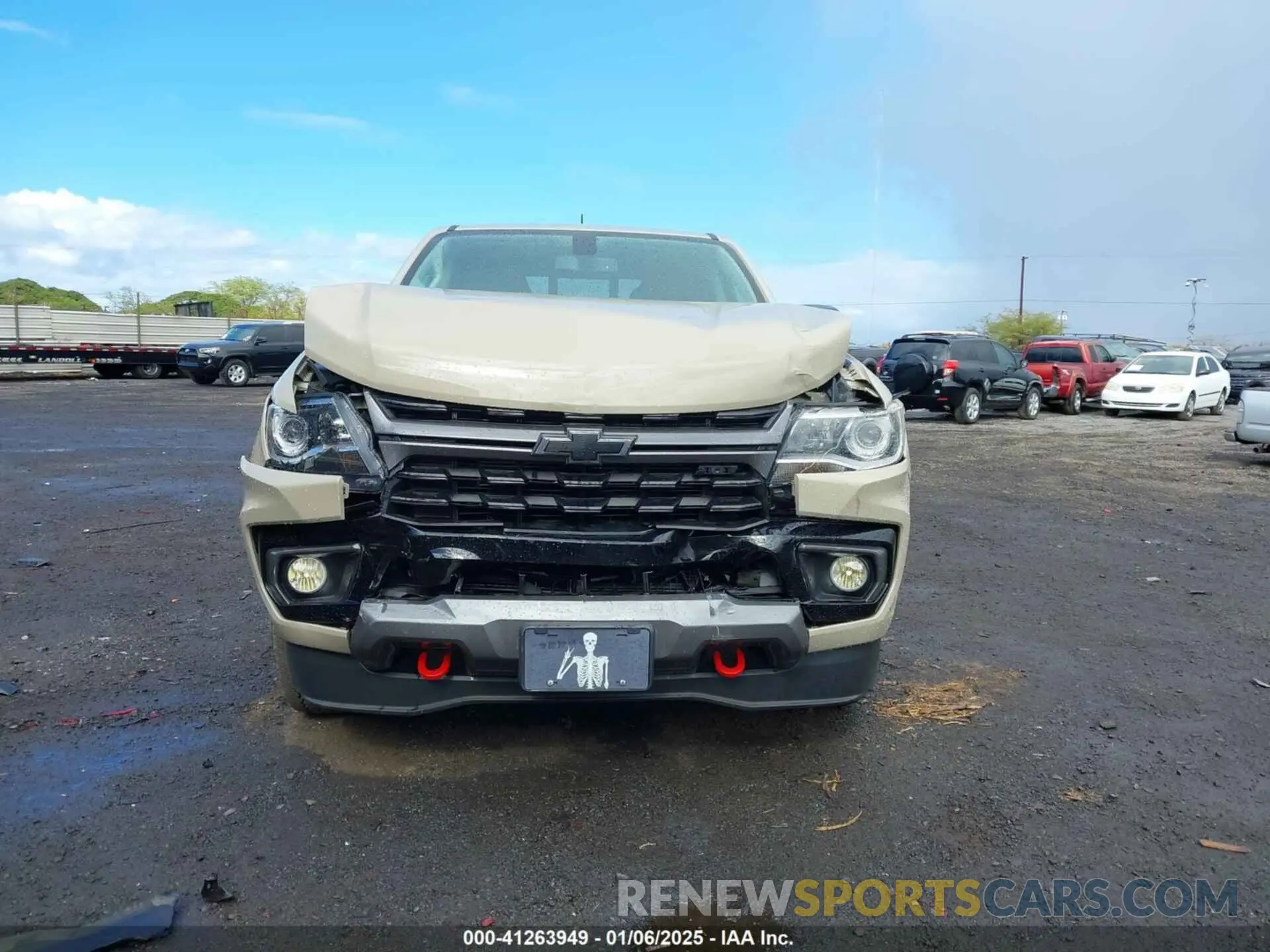 12 Photograph of a damaged car 1GCGTDEN3M1282541 CHEVROLET COLORADO 2021