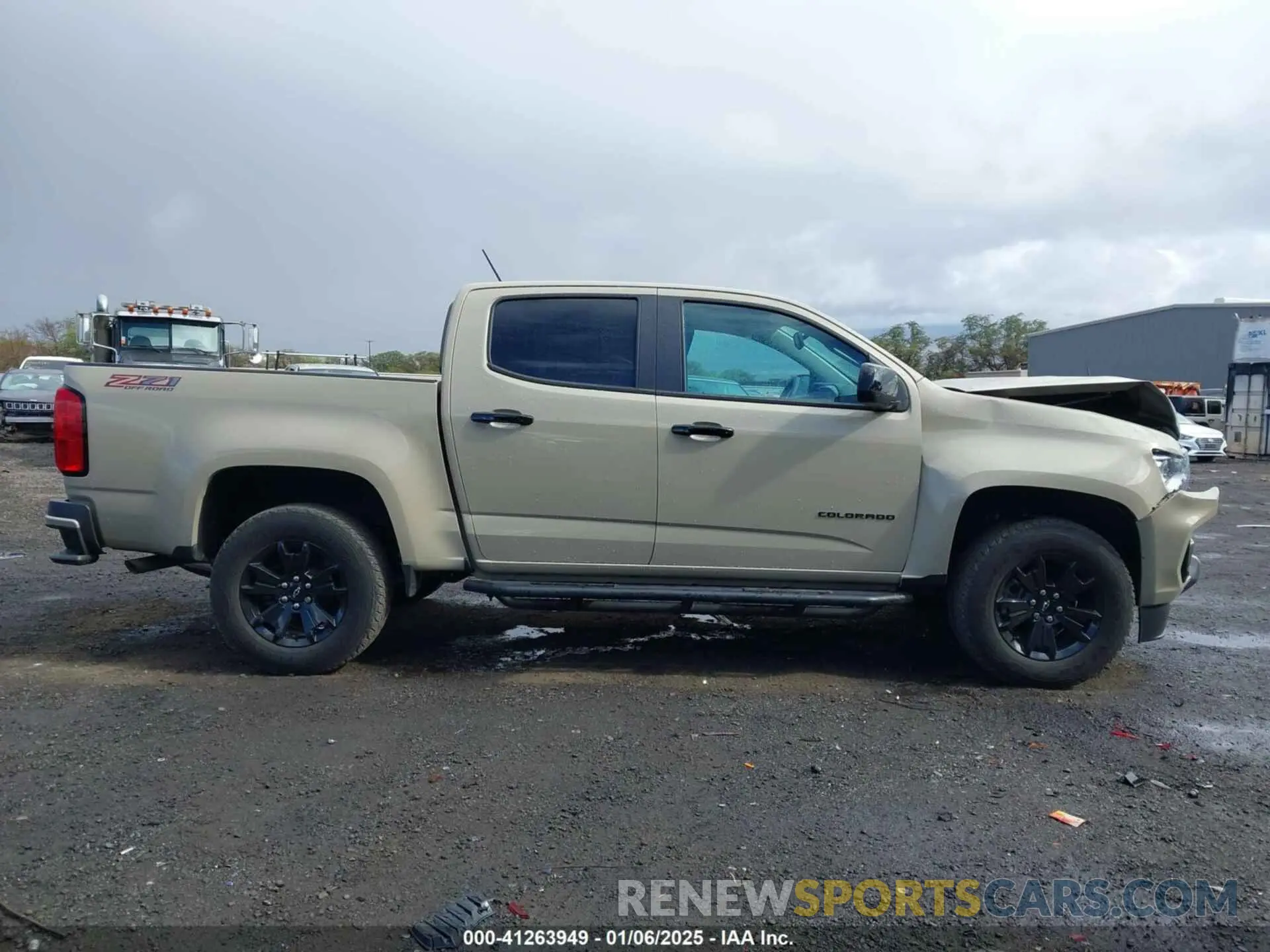 13 Photograph of a damaged car 1GCGTDEN3M1282541 CHEVROLET COLORADO 2021