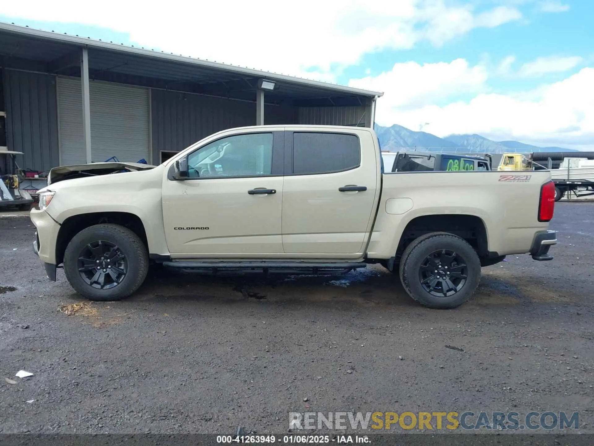 14 Photograph of a damaged car 1GCGTDEN3M1282541 CHEVROLET COLORADO 2021