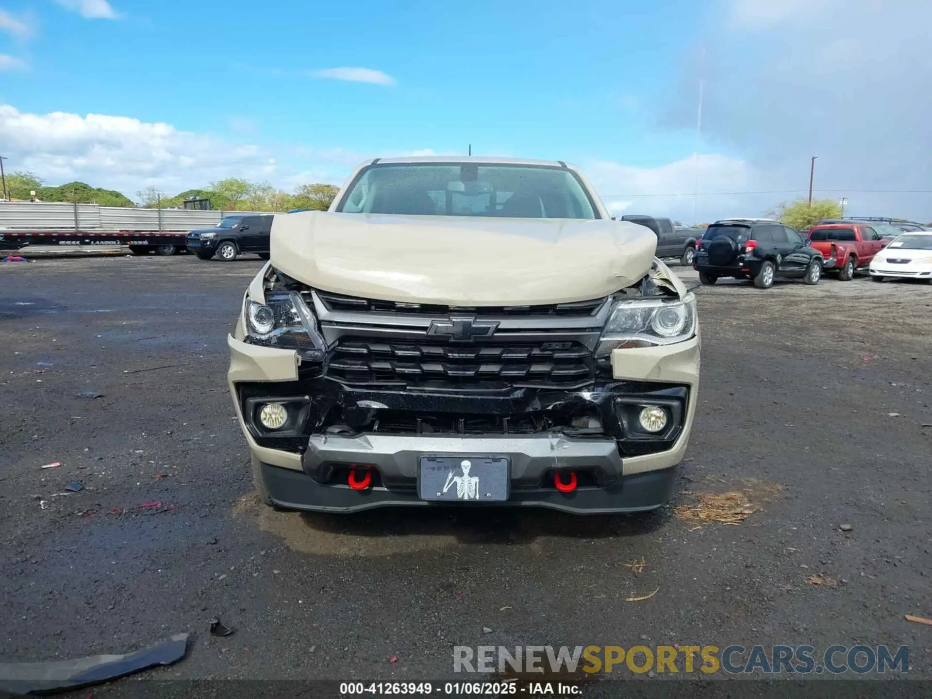 6 Photograph of a damaged car 1GCGTDEN3M1282541 CHEVROLET COLORADO 2021