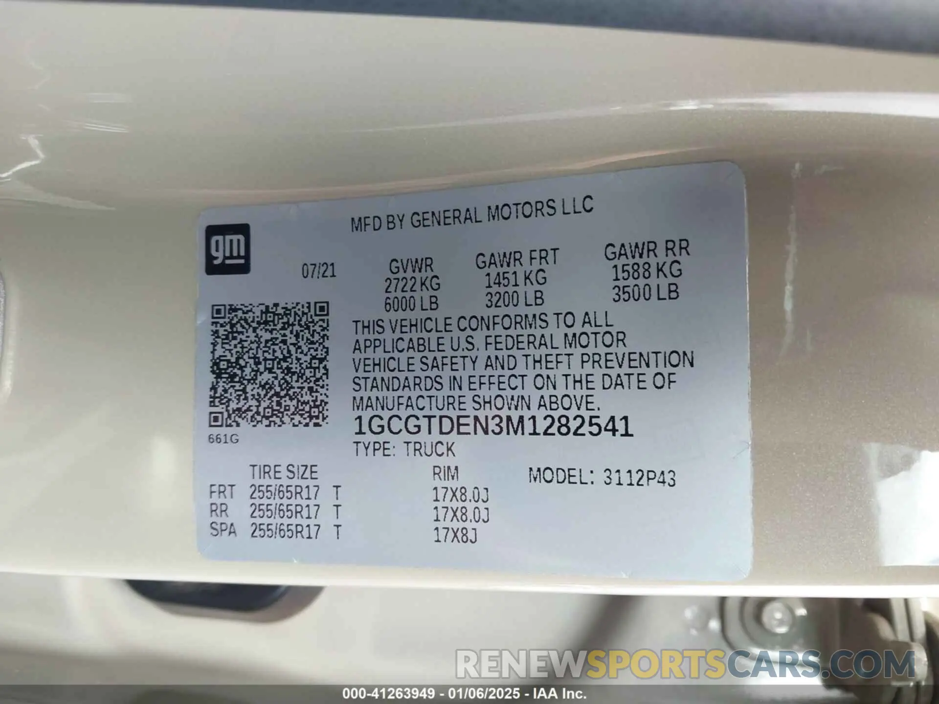 9 Photograph of a damaged car 1GCGTDEN3M1282541 CHEVROLET COLORADO 2021