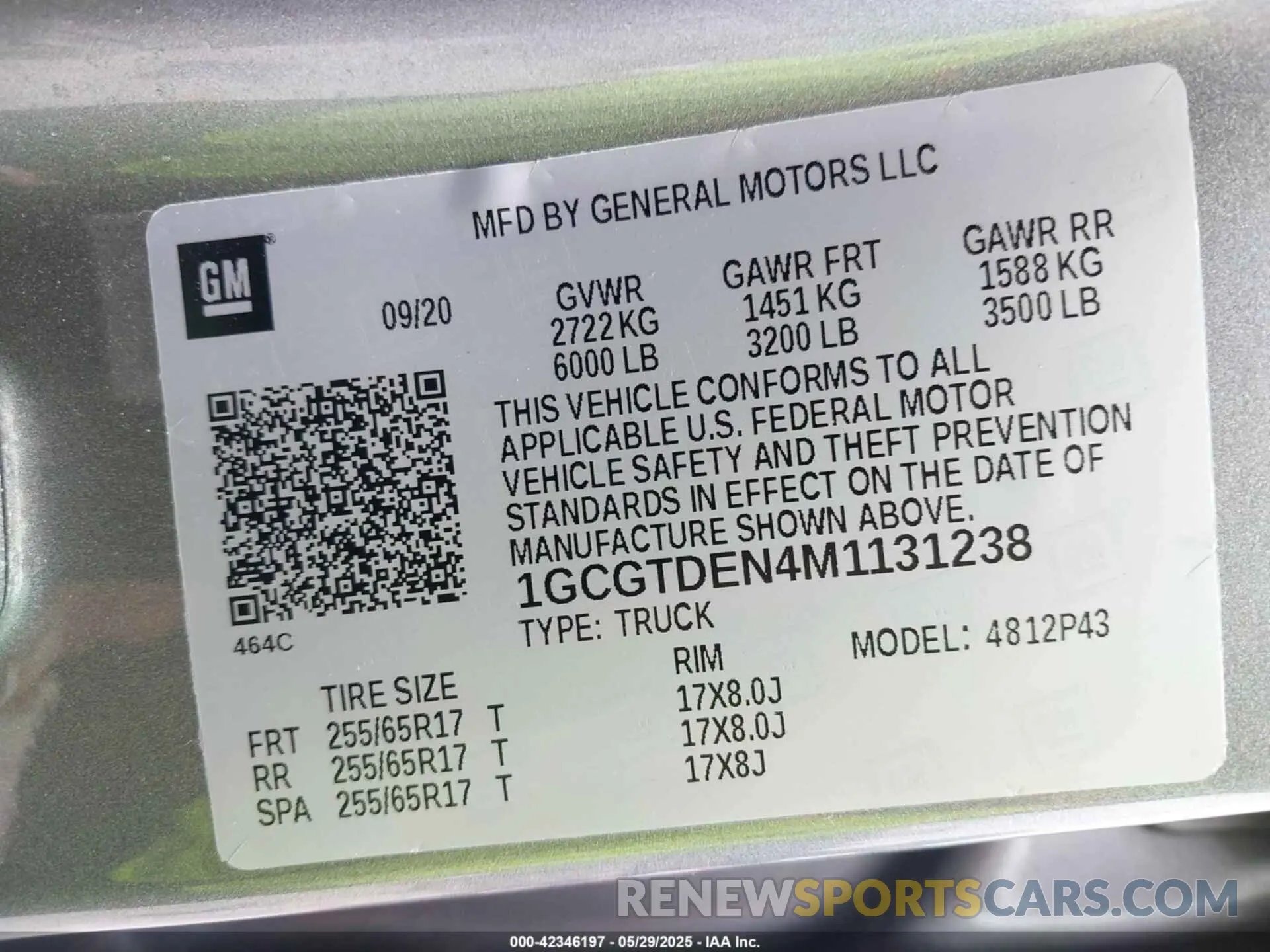 9 Photograph of a damaged car 1GCGTDEN4M1131238 CHEVROLET COLORADO 2021