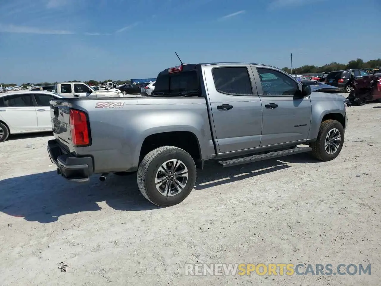 3 Photograph of a damaged car 1GCGTDEN4M1191469 CHEVROLET COLORADO 2021