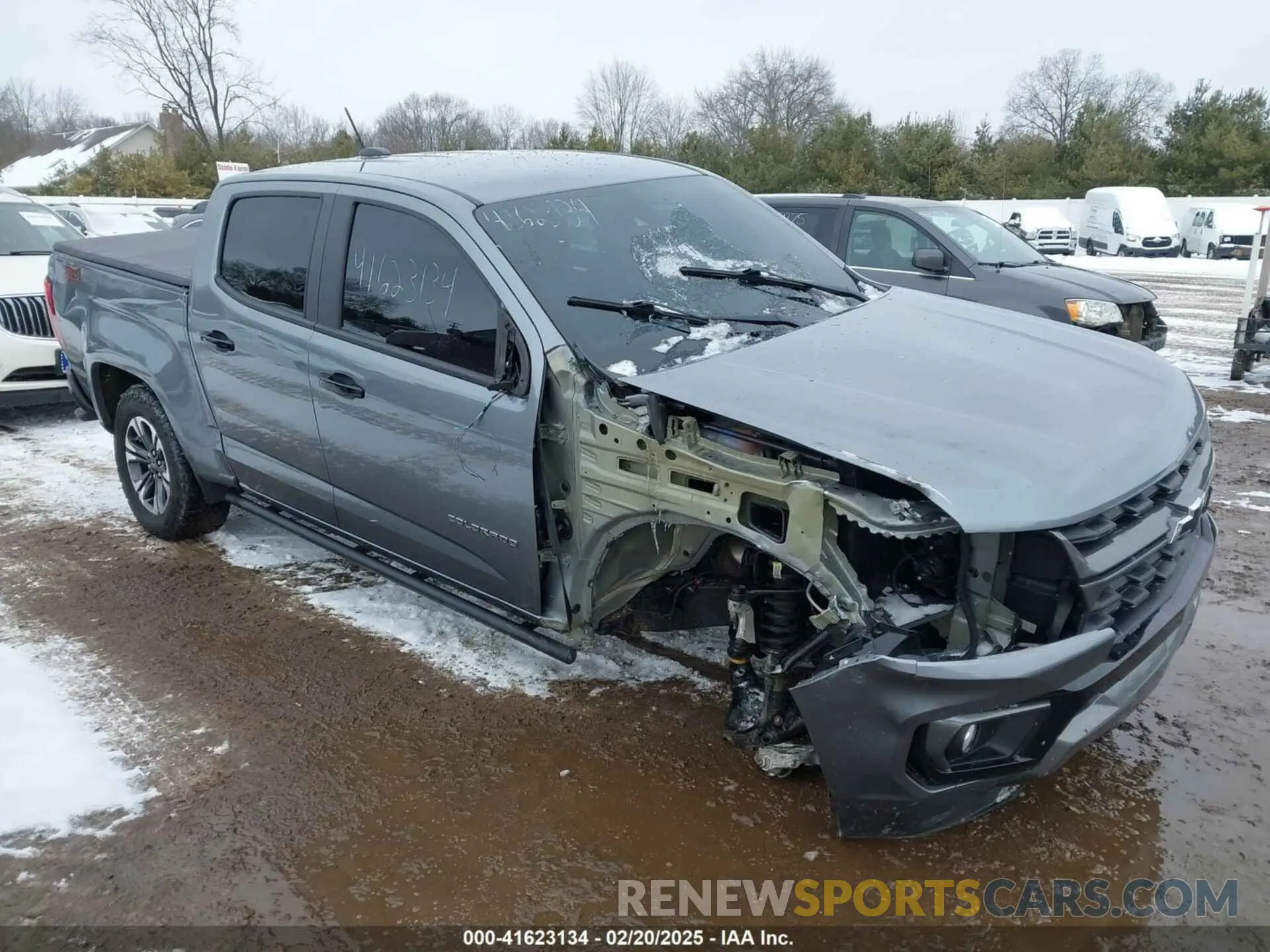 6 Photograph of a damaged car 1GCGTDEN6M1247525 CHEVROLET COLORADO 2021