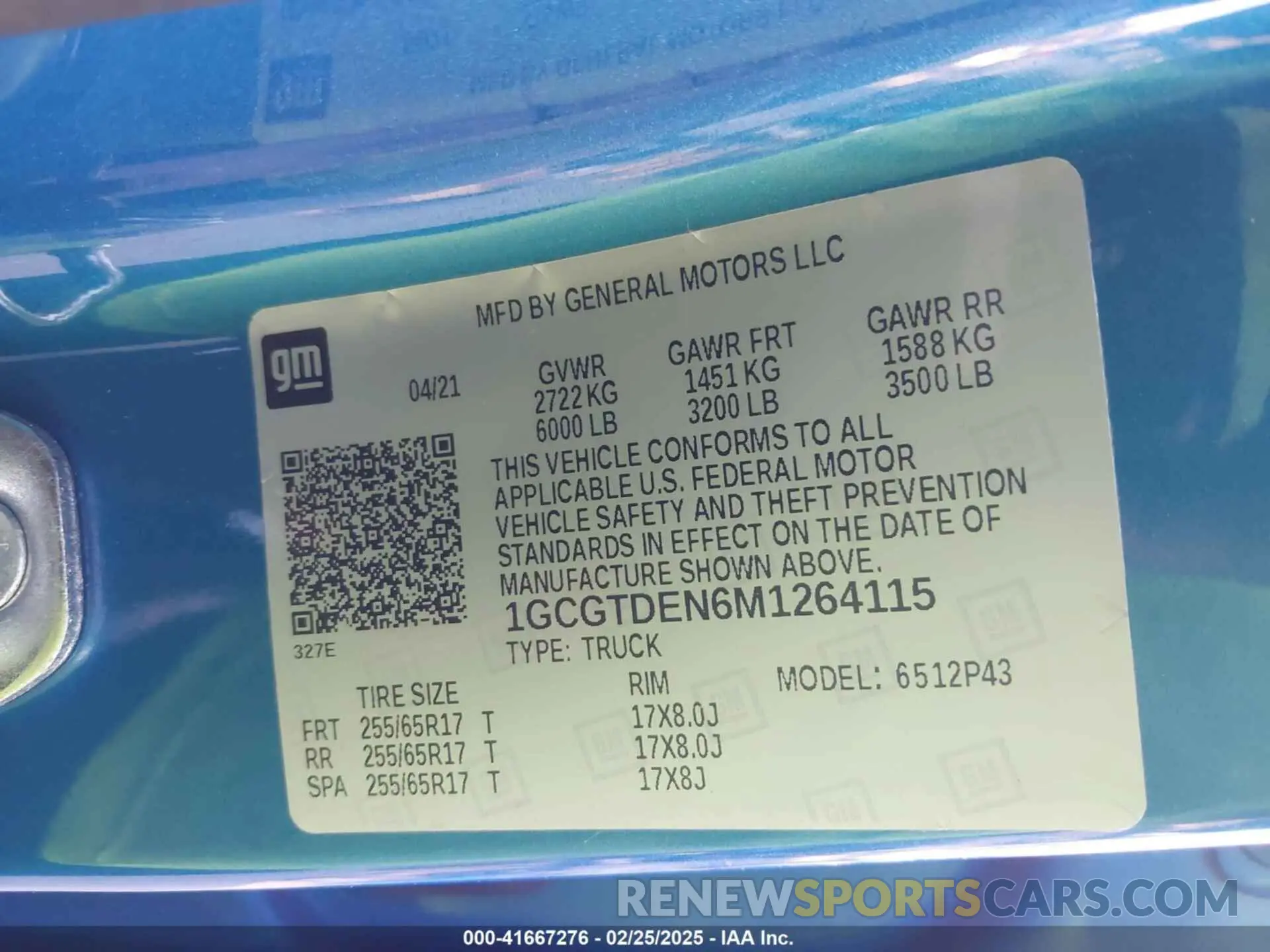9 Photograph of a damaged car 1GCGTDEN6M1264115 CHEVROLET COLORADO 2021