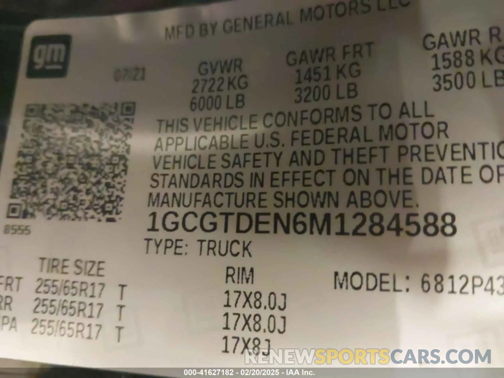 9 Photograph of a damaged car 1GCGTDEN6M1284588 CHEVROLET COLORADO 2021