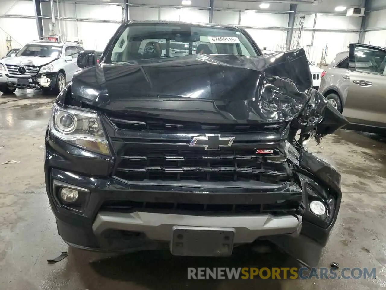 5 Photograph of a damaged car 1GCGTDEN8M1171810 CHEVROLET COLORADO 2021