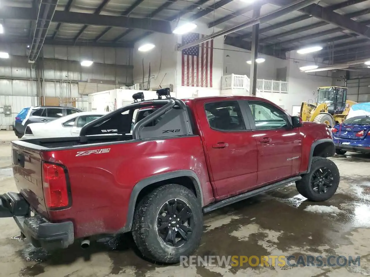 3 Photograph of a damaged car 1GCGTEEN1M1112569 CHEVROLET COLORADO 2021