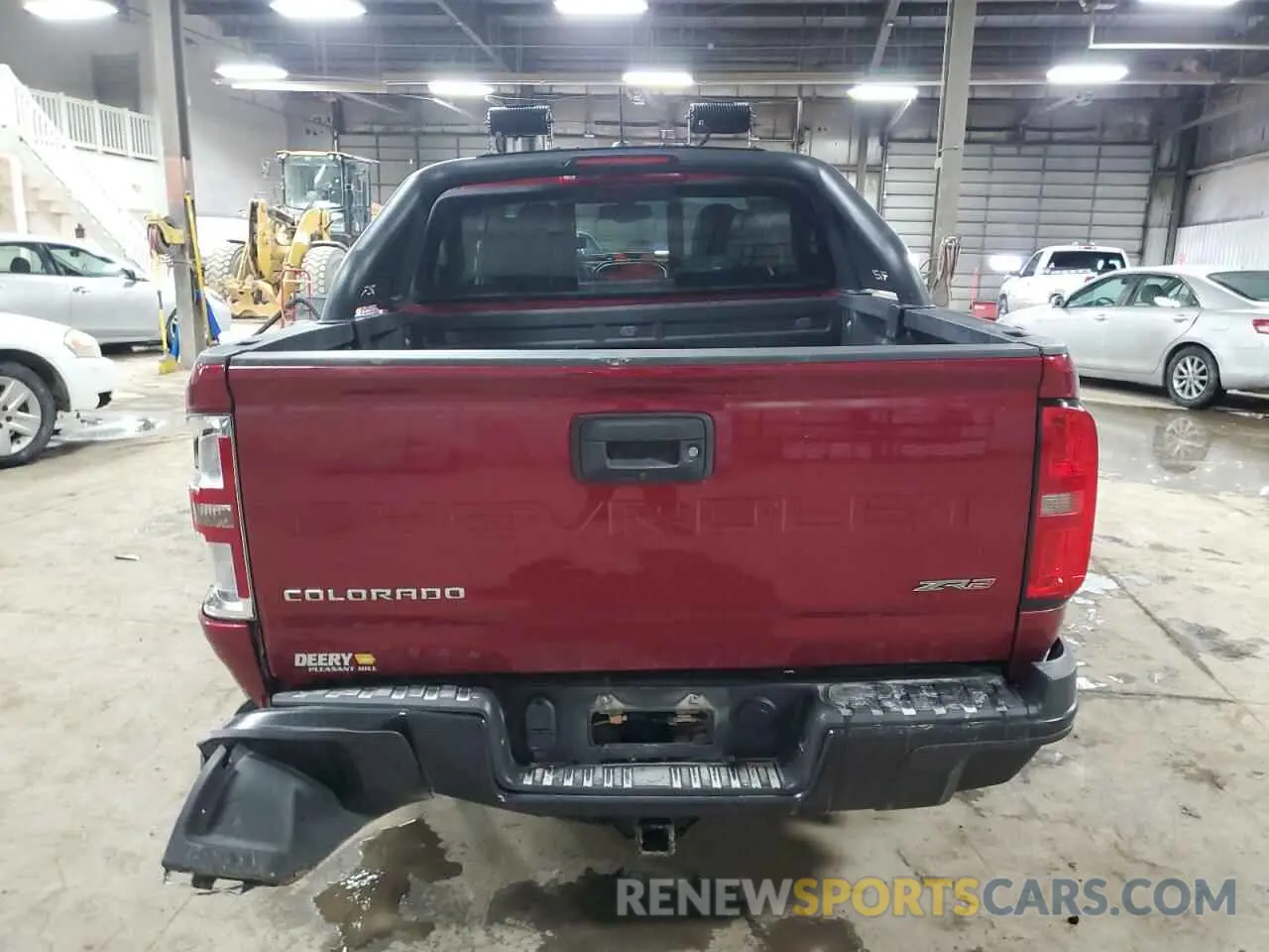 6 Photograph of a damaged car 1GCGTEEN1M1112569 CHEVROLET COLORADO 2021