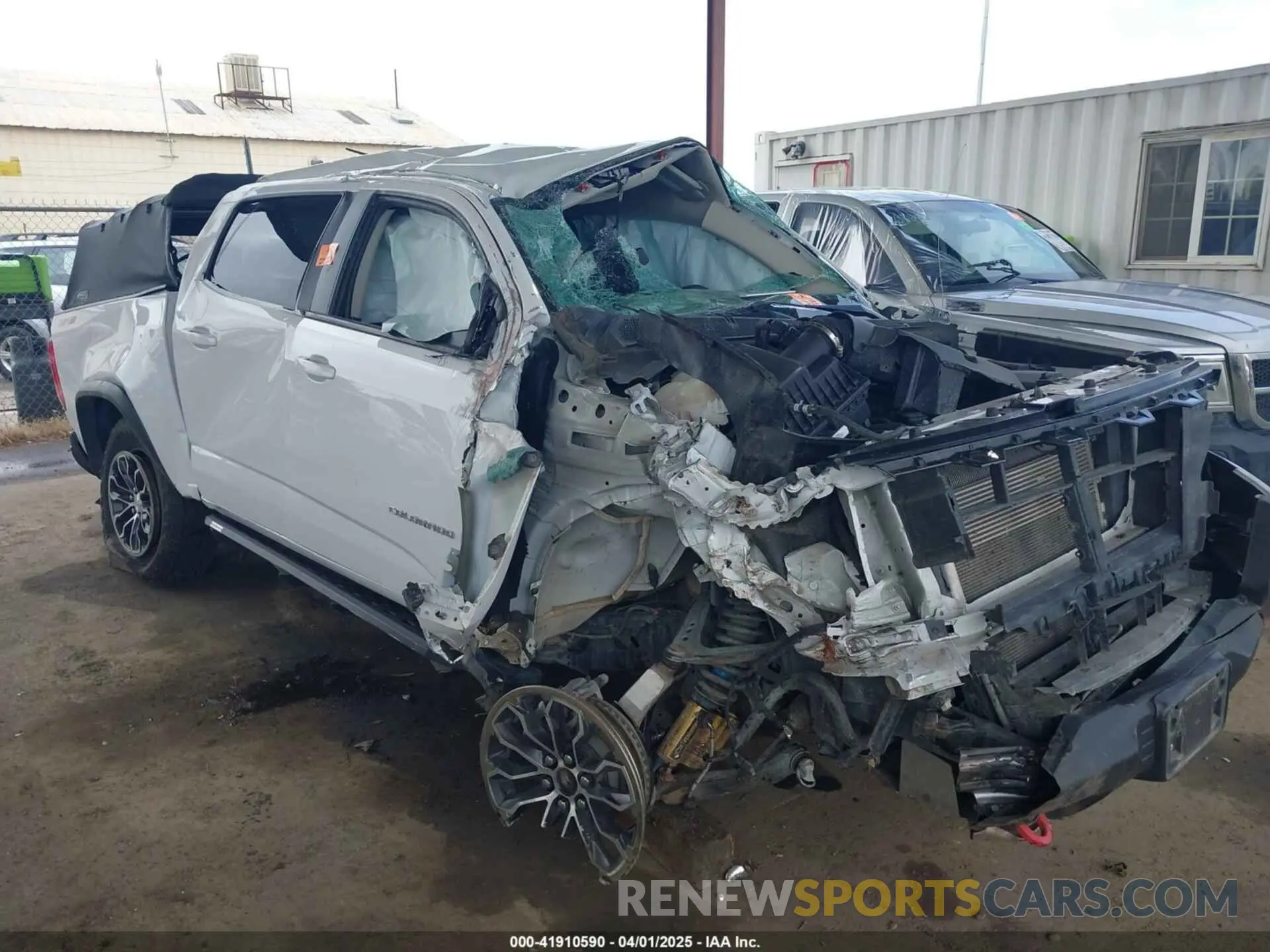1 Photograph of a damaged car 1GCGTEEN1M1299246 CHEVROLET COLORADO 2021