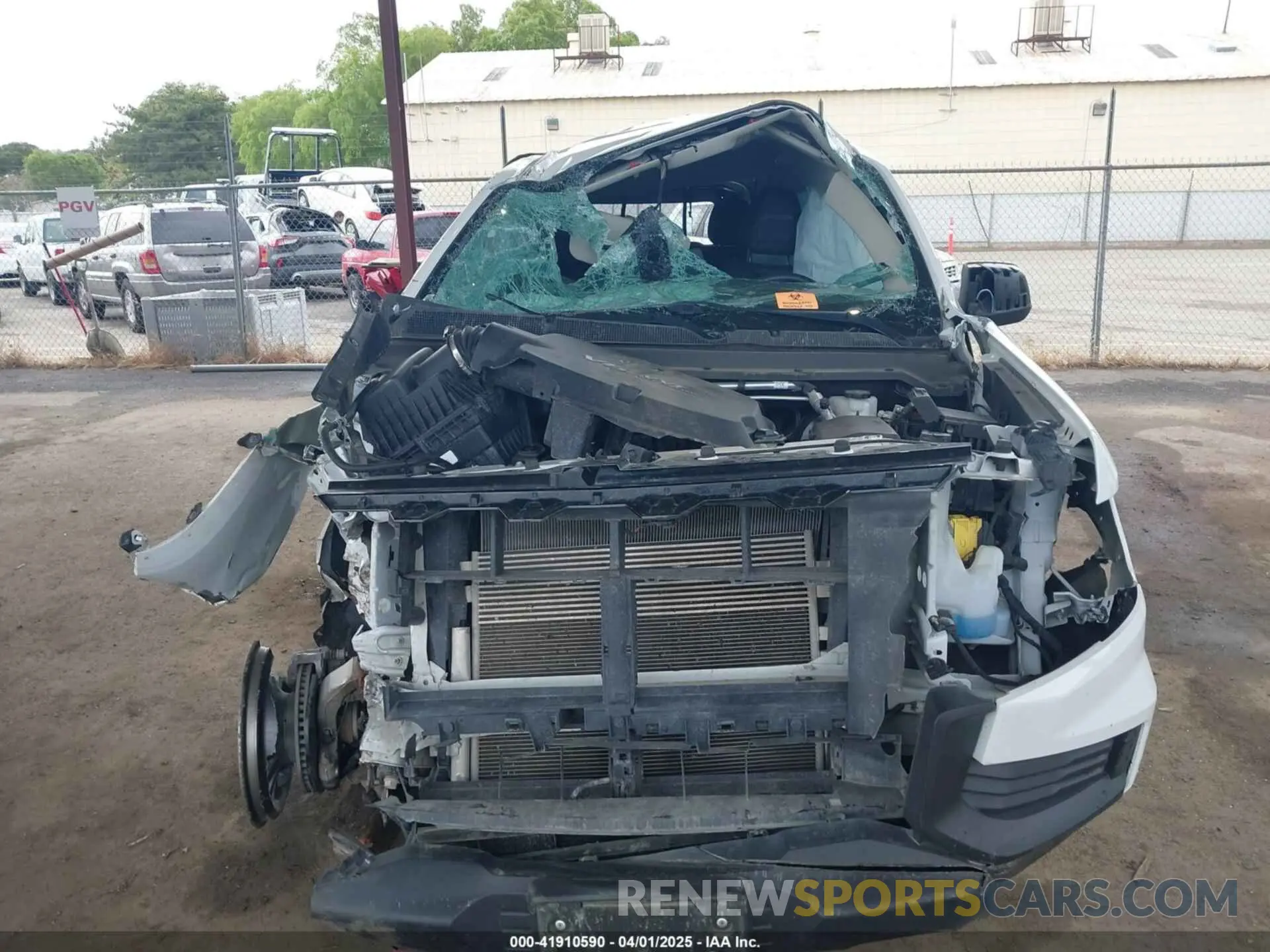 6 Photograph of a damaged car 1GCGTEEN1M1299246 CHEVROLET COLORADO 2021