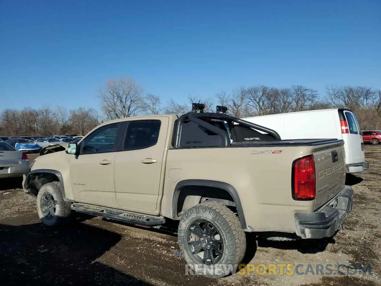 2 Photograph of a damaged car 1GCGTEEN2M1131888 CHEVROLET COLORADO 2021