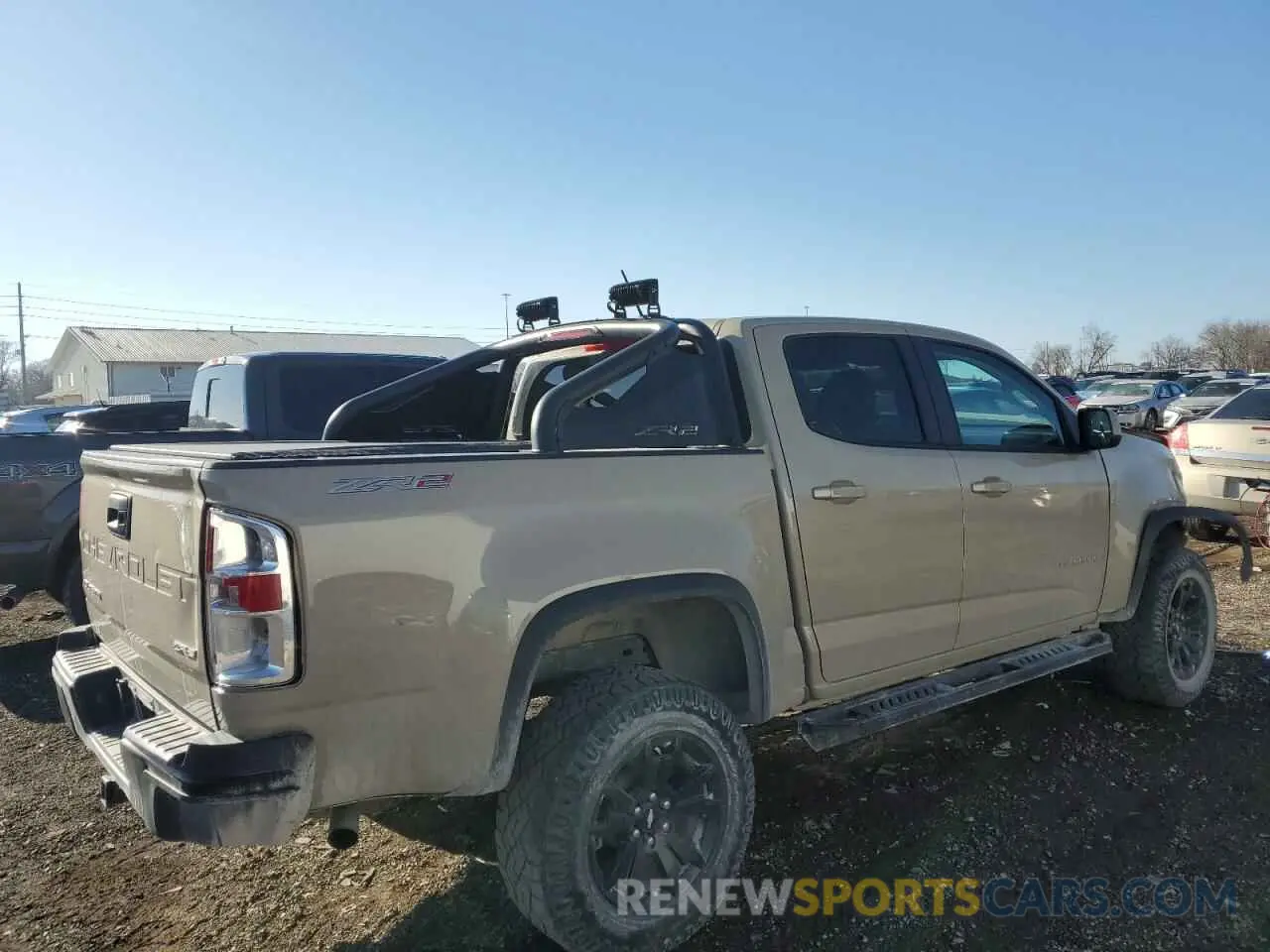 3 Photograph of a damaged car 1GCGTEEN2M1131888 CHEVROLET COLORADO 2021