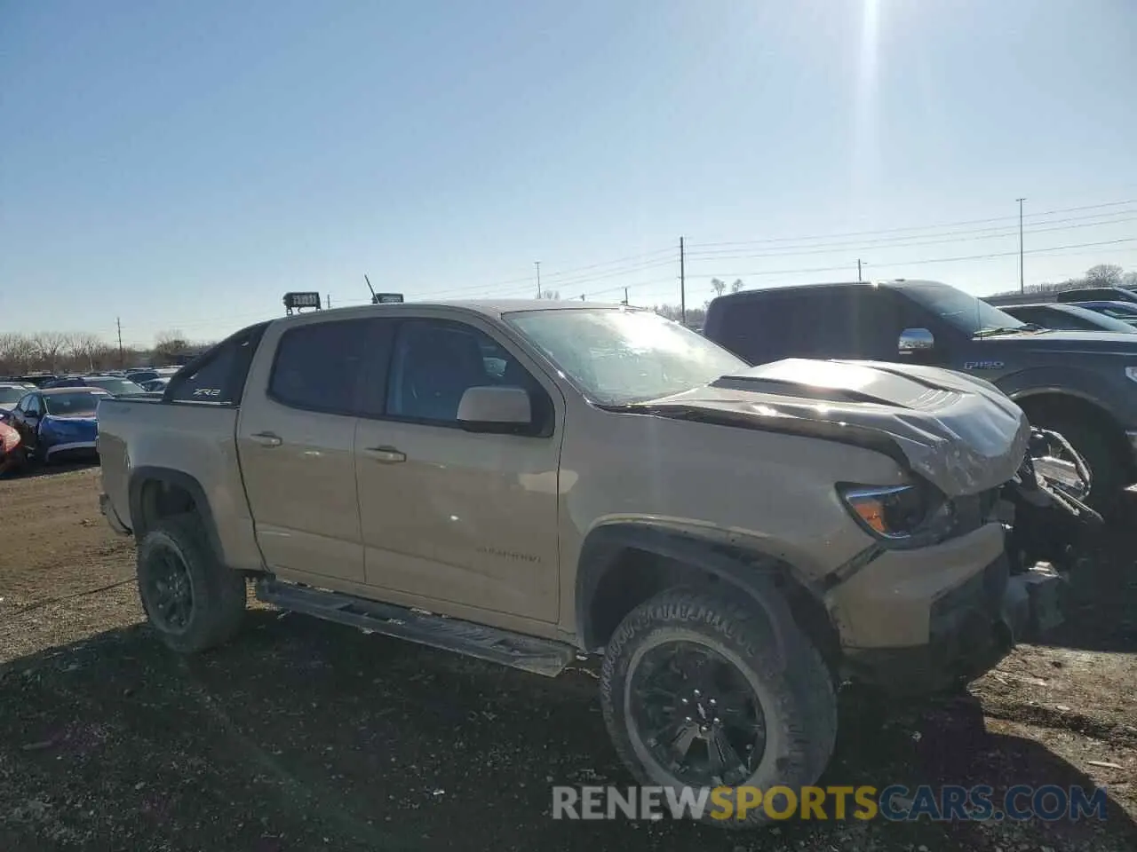 4 Photograph of a damaged car 1GCGTEEN2M1131888 CHEVROLET COLORADO 2021