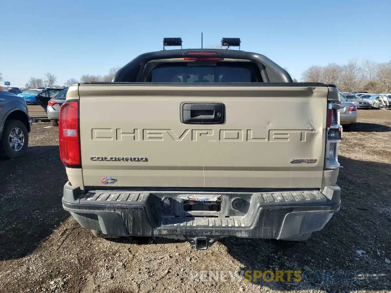 6 Photograph of a damaged car 1GCGTEEN2M1131888 CHEVROLET COLORADO 2021