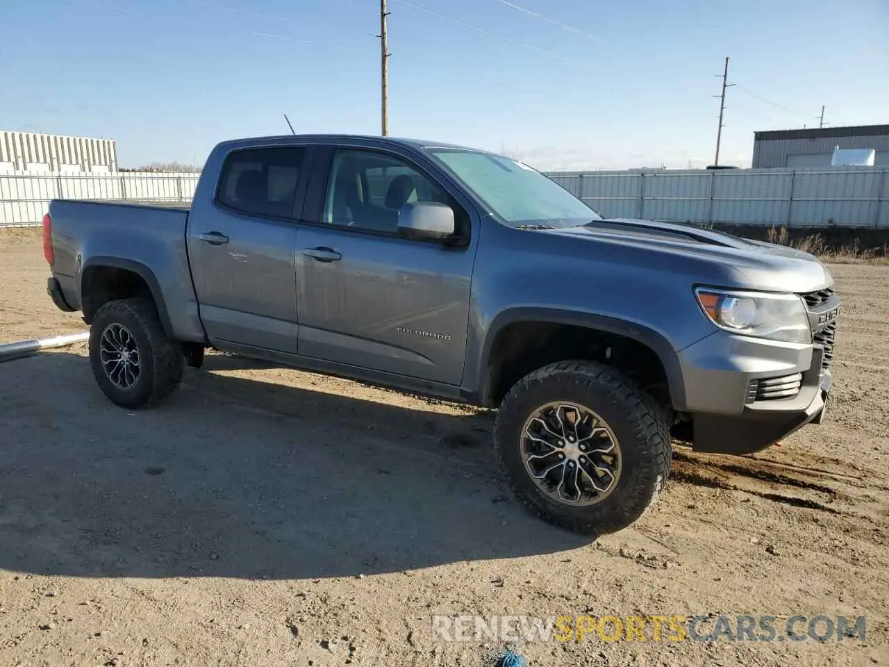4 Photograph of a damaged car 1GCGTEEN6M1221254 CHEVROLET COLORADO 2021