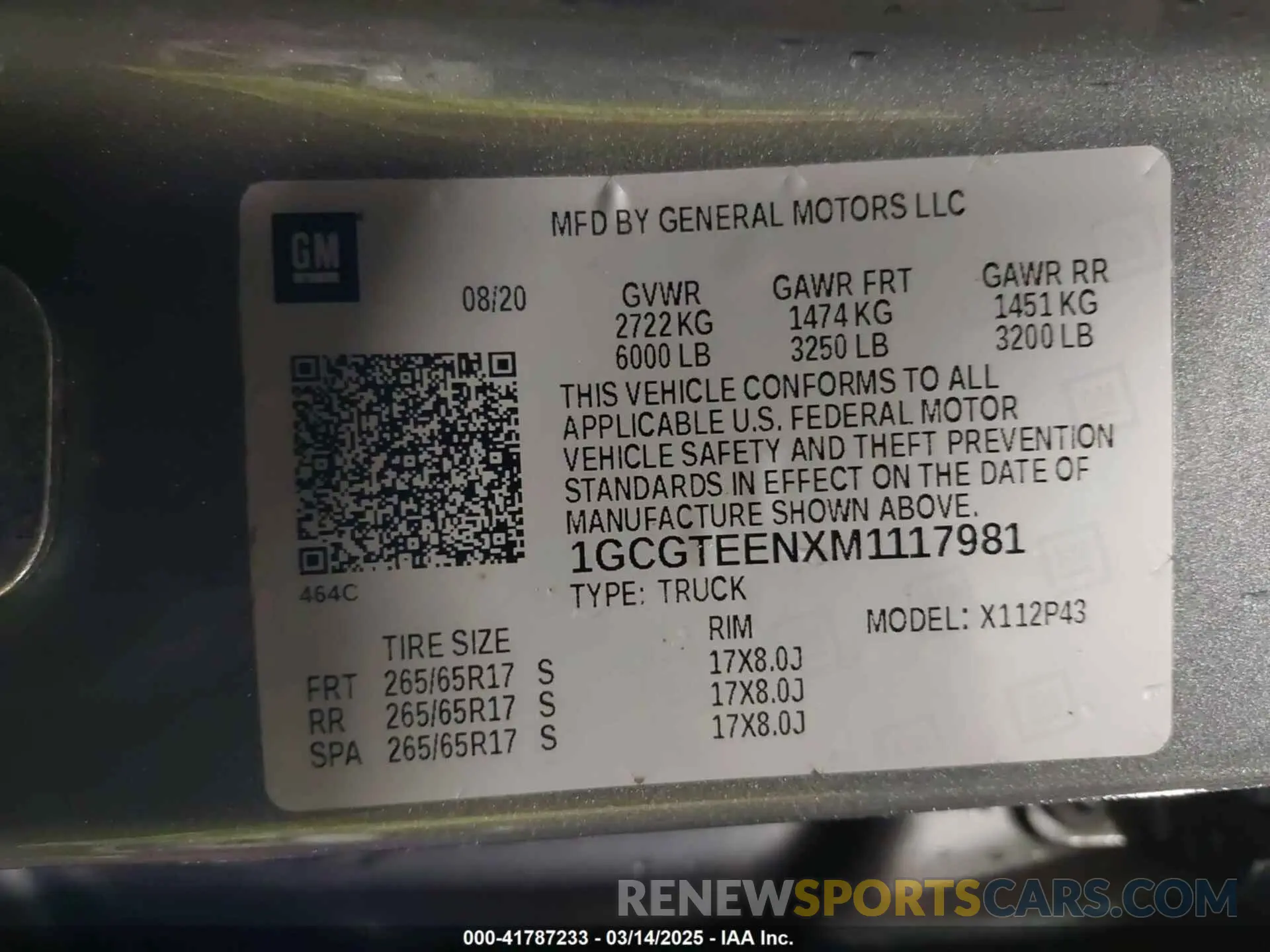 9 Photograph of a damaged car 1GCGTEENXM1117981 CHEVROLET COLORADO 2021