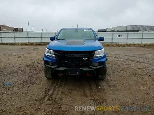 11 Photograph of a damaged car 1GCGTEENXM1223198 CHEVROLET COLORADO 2021