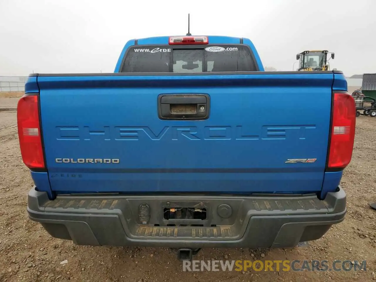 6 Photograph of a damaged car 1GCGTEENXM1223198 CHEVROLET COLORADO 2021