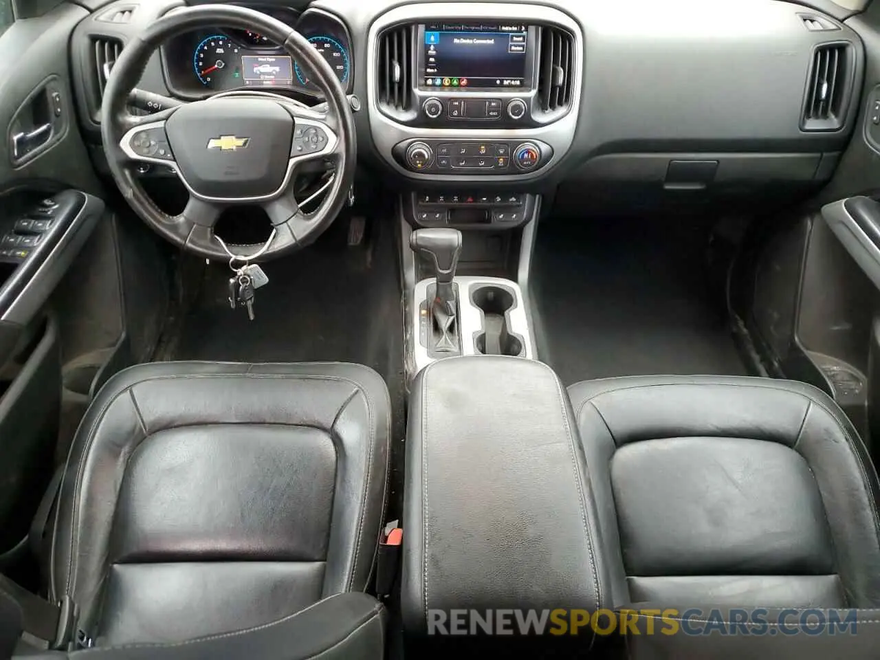 8 Photograph of a damaged car 1GCGTEENXM1223198 CHEVROLET COLORADO 2021