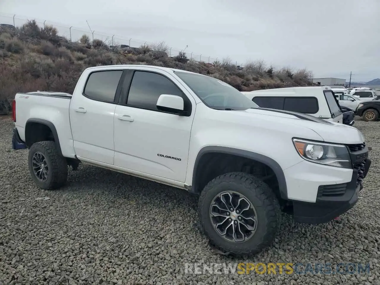 4 Photograph of a damaged car 1GCGTEENXM1250336 CHEVROLET COLORADO 2021