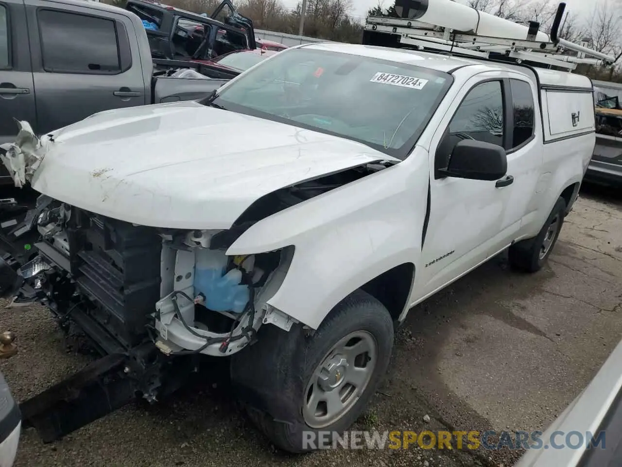 1 Photograph of a damaged car 1GCHSBEA0M1118740 CHEVROLET COLORADO 2021