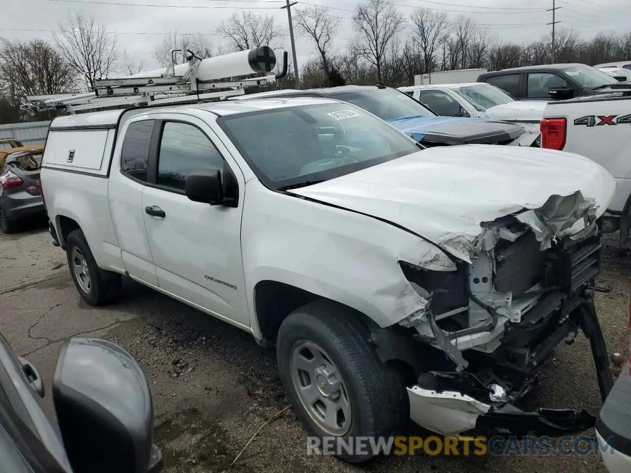 4 Photograph of a damaged car 1GCHSBEA0M1118740 CHEVROLET COLORADO 2021