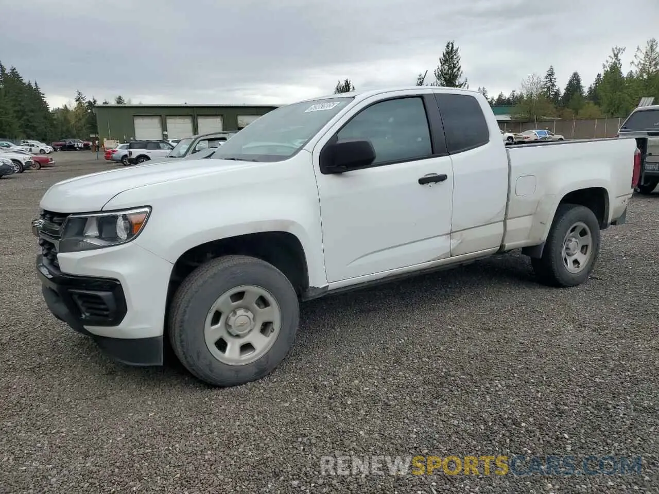 1 Photograph of a damaged car 1GCHSBEA1M1169017 CHEVROLET COLORADO 2021