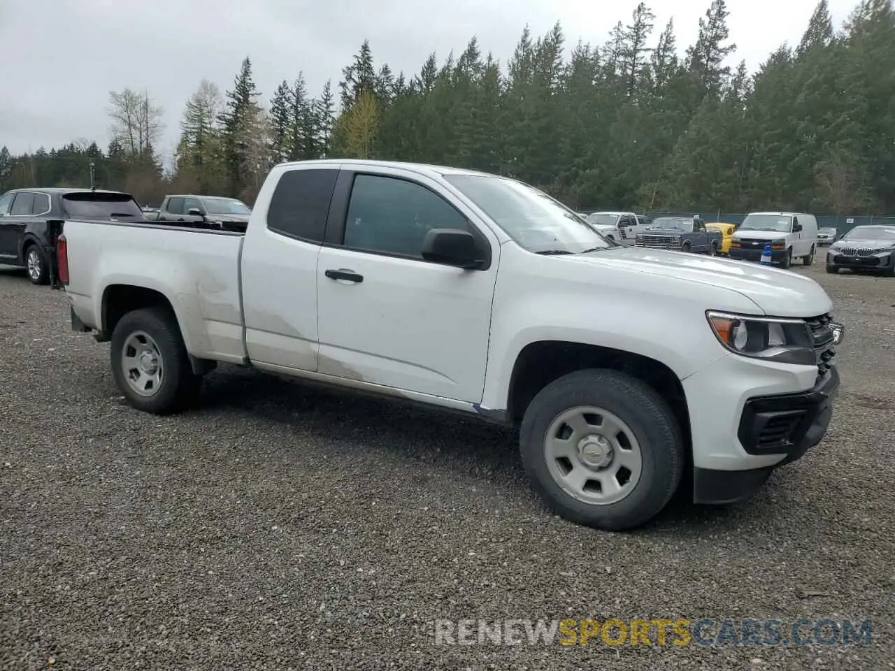 4 Photograph of a damaged car 1GCHSBEA1M1169017 CHEVROLET COLORADO 2021