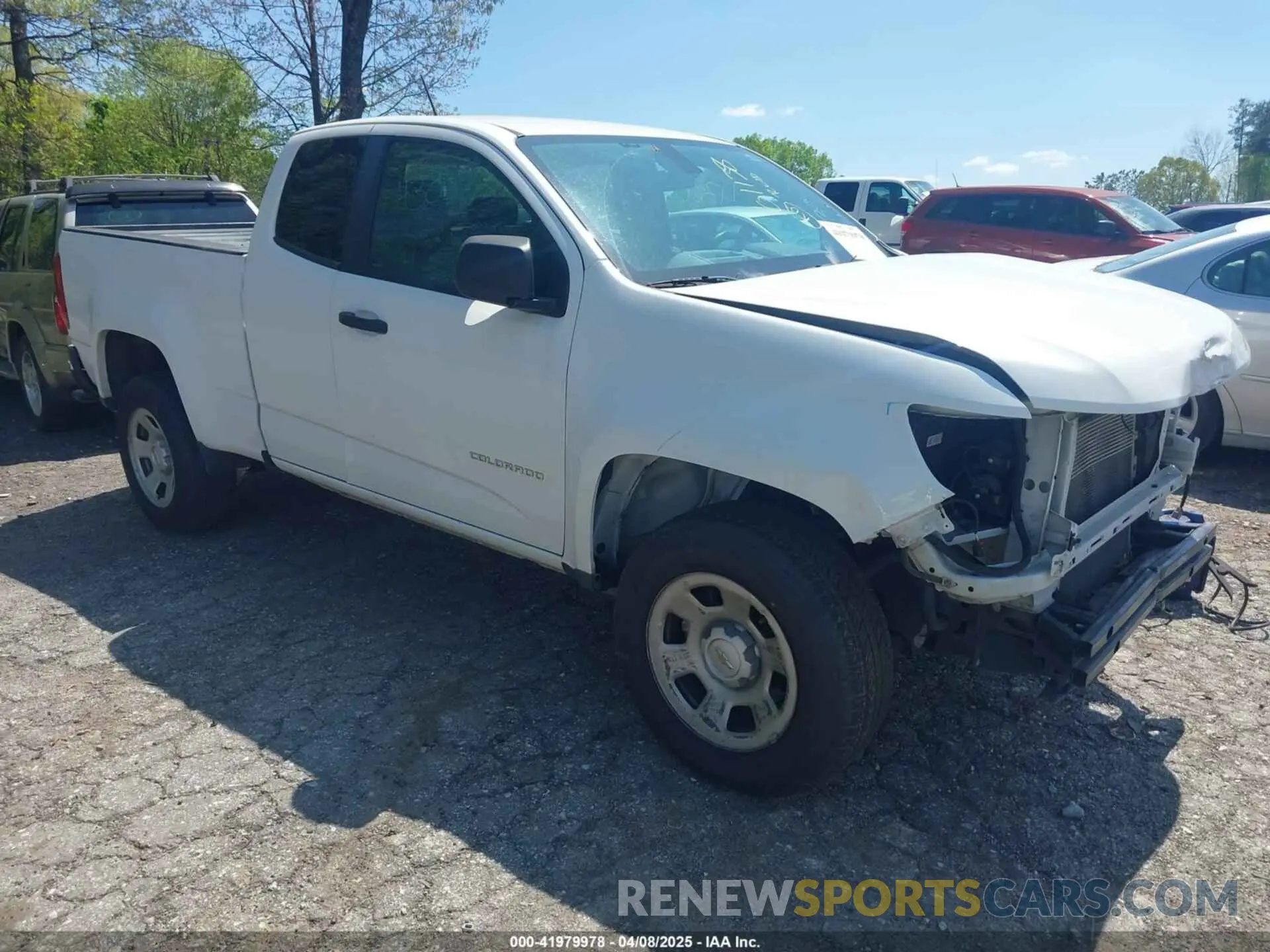 1 Photograph of a damaged car 1GCHSBEA3M1101138 CHEVROLET COLORADO 2021