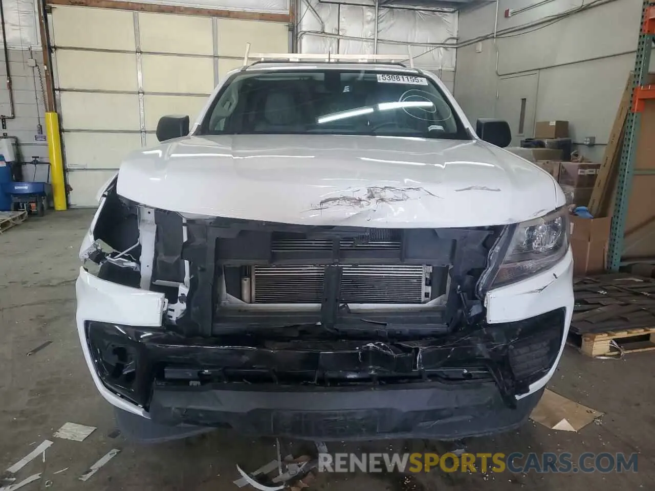 5 Photograph of a damaged car 1GCHSBEA3M1208349 CHEVROLET COLORADO 2021