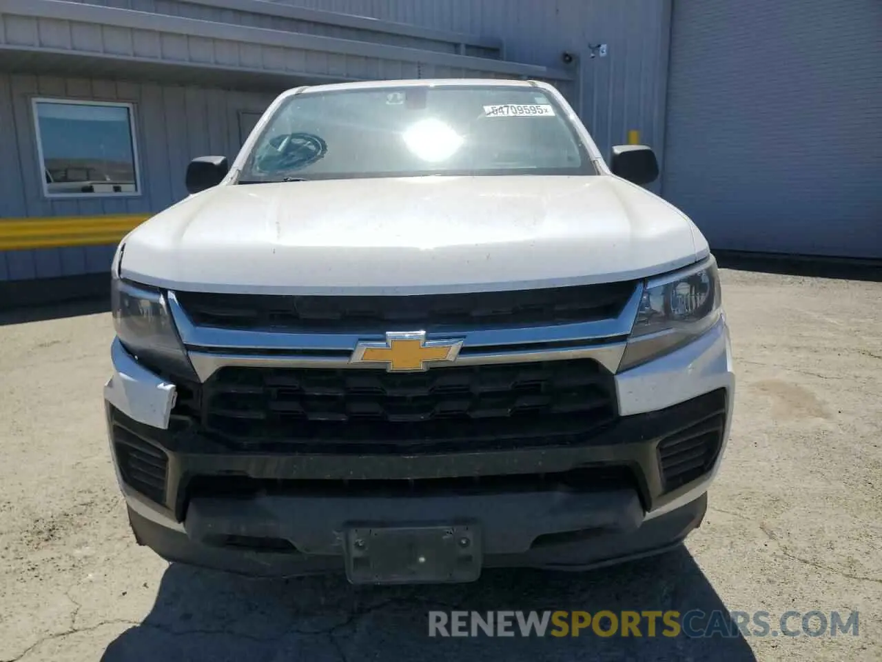 5 Photograph of a damaged car 1GCHSBEA4M1160635 CHEVROLET COLORADO 2021