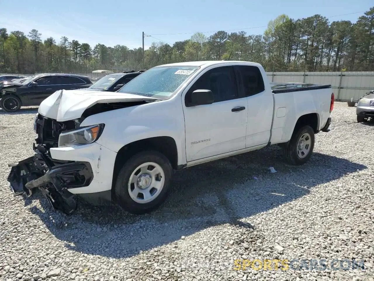 1 Photograph of a damaged car 1GCHSBEA5M1219126 CHEVROLET COLORADO 2021