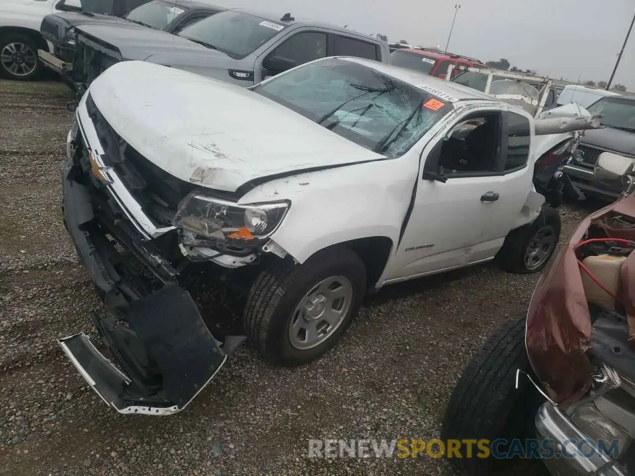 1 Photograph of a damaged car 1GCHSBEA5M1236802 CHEVROLET COLORADO 2021
