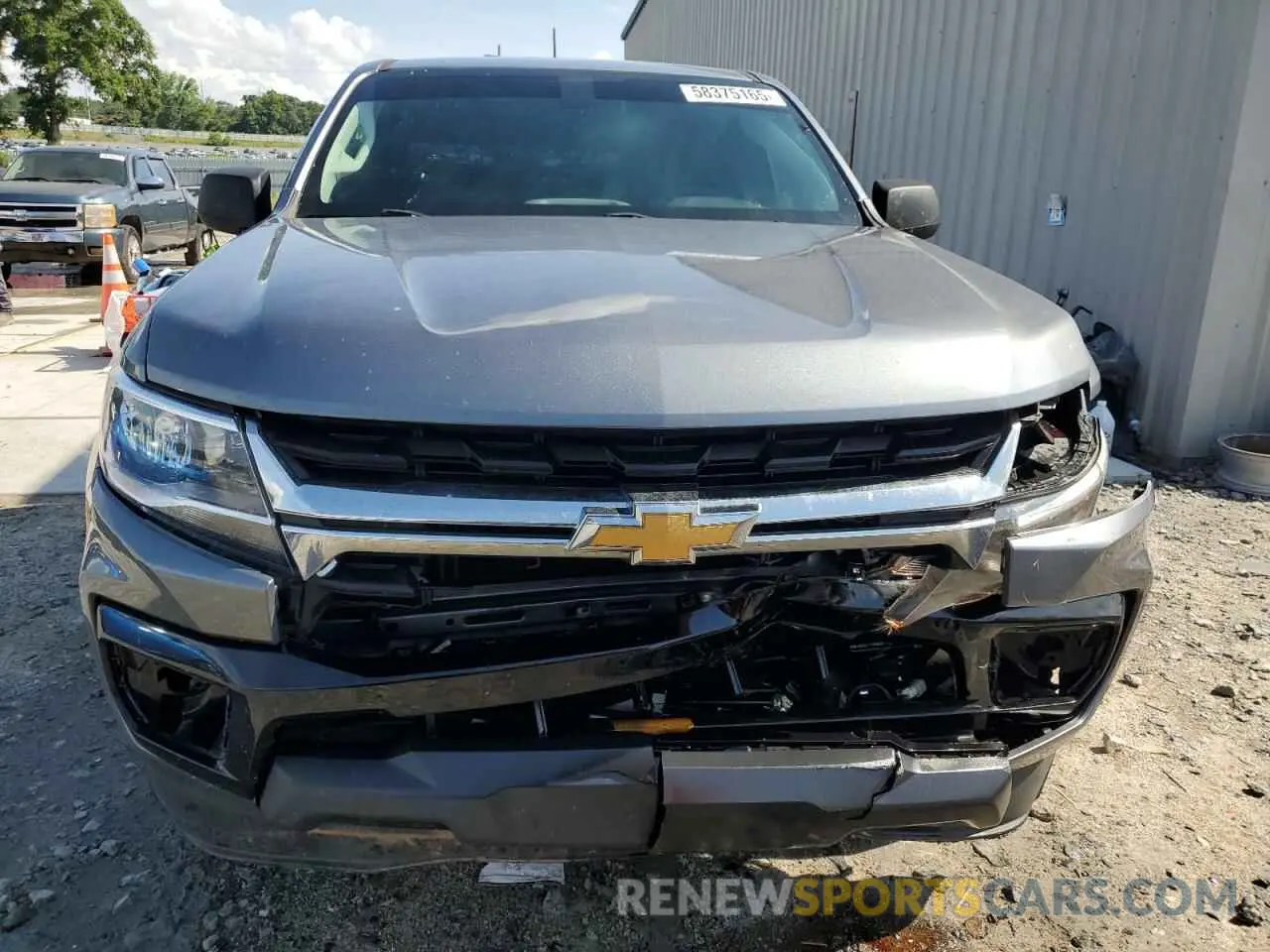 5 Photograph of a damaged car 1GCHSBEA7M1127516 CHEVROLET COLORADO 2021
