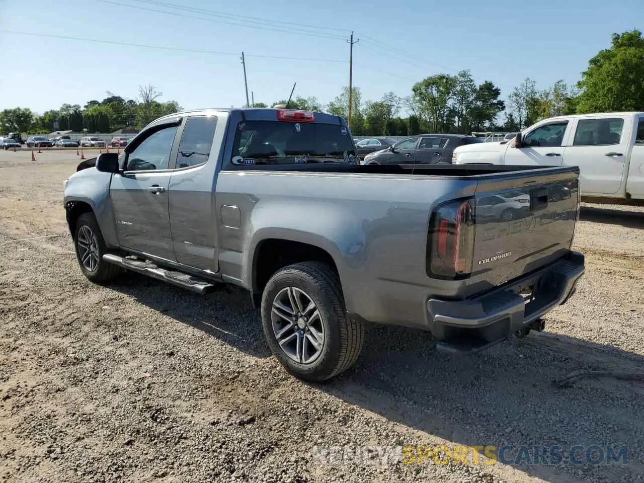 2 Photograph of a damaged car 1GCHSBEA7M1167093 CHEVROLET COLORADO 2021