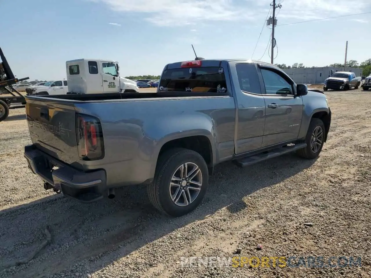 3 Photograph of a damaged car 1GCHSBEA7M1167093 CHEVROLET COLORADO 2021