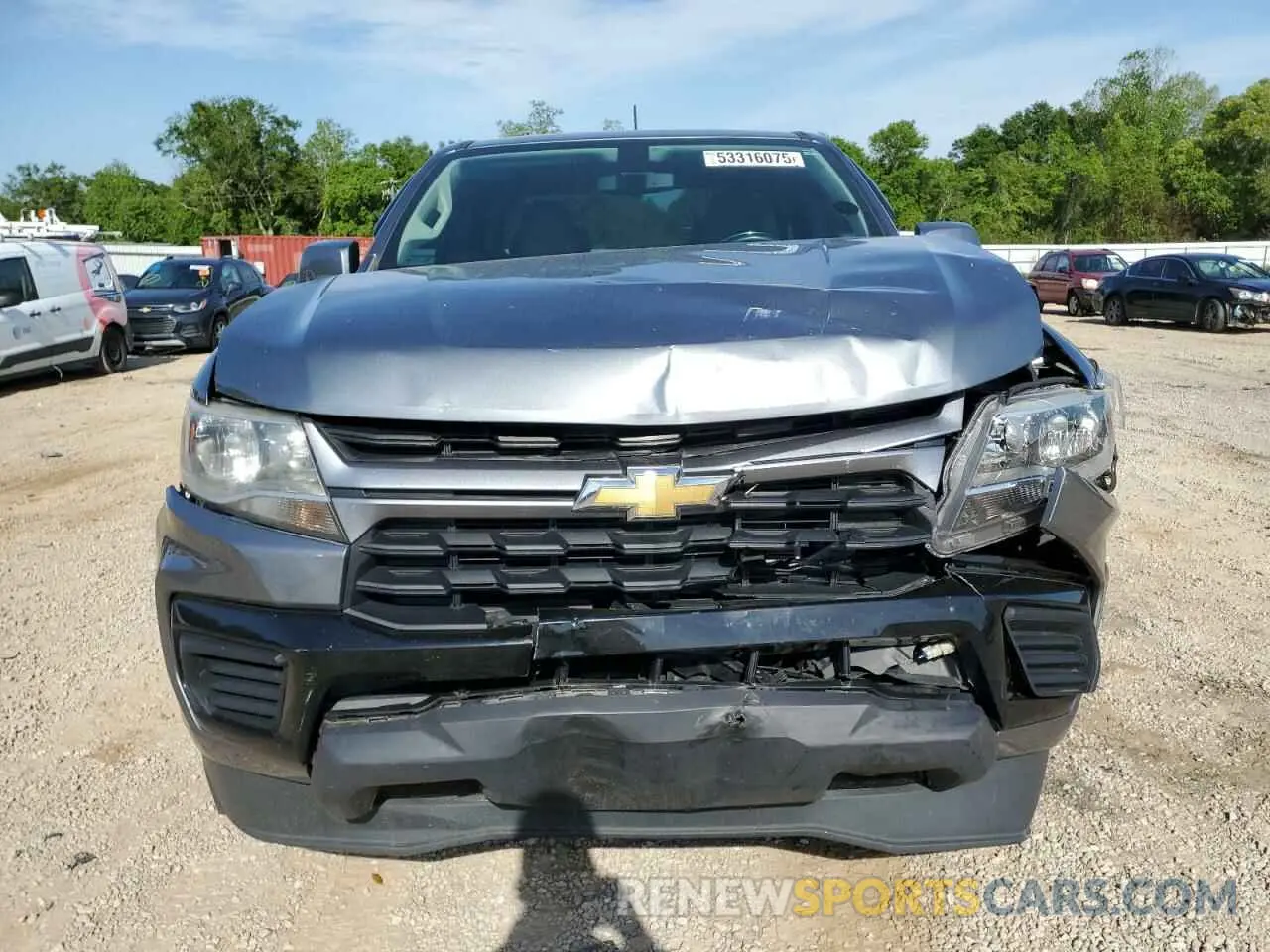 5 Photograph of a damaged car 1GCHSBEA7M1167093 CHEVROLET COLORADO 2021