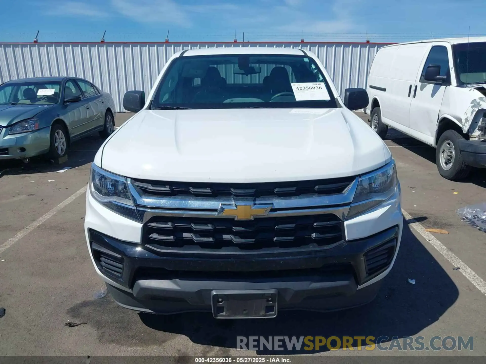 12 Photograph of a damaged car 1GCHSBEA8M1194688 CHEVROLET COLORADO 2021