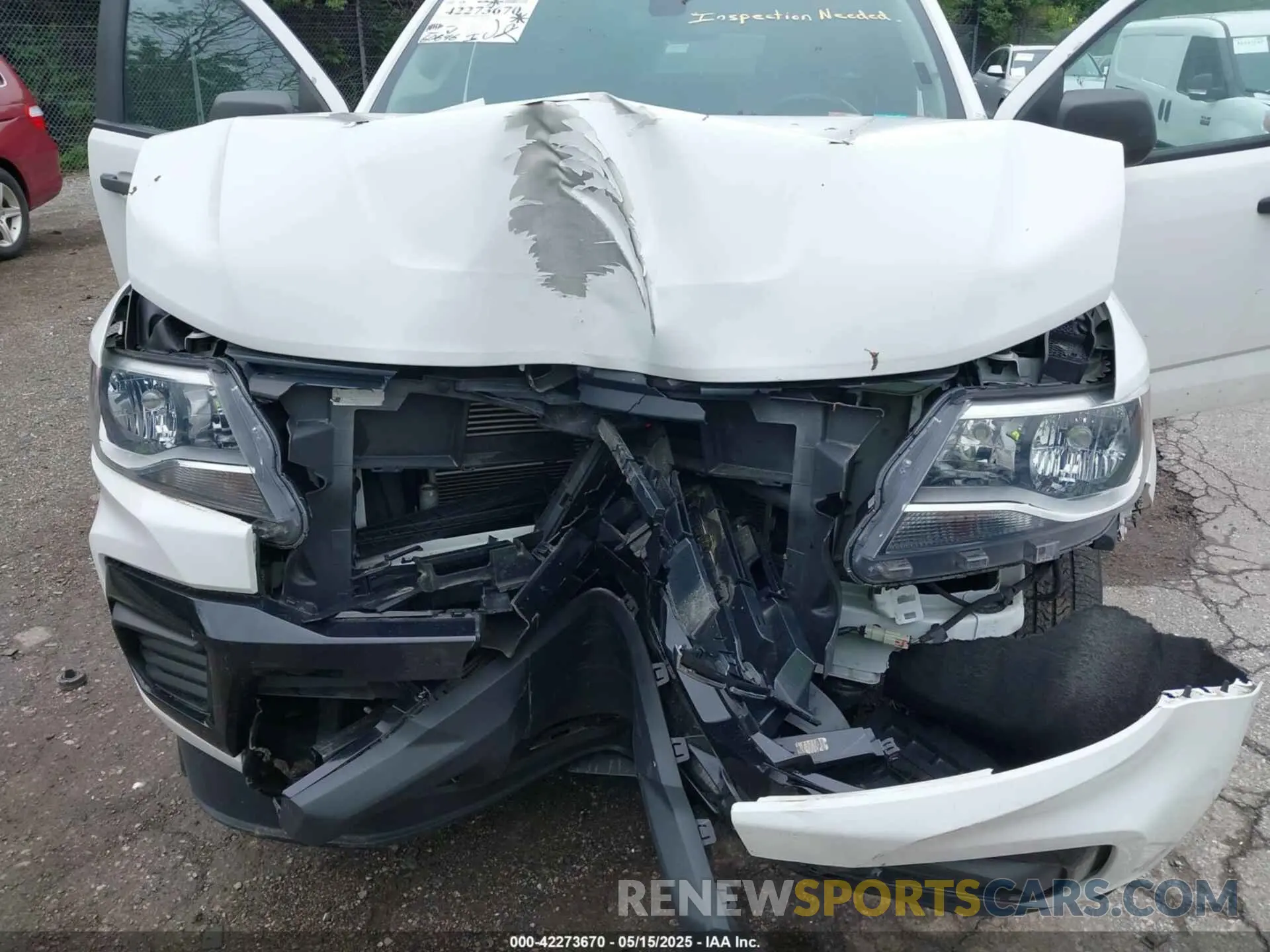 10 Photograph of a damaged car 1GCHSBEA9M1104836 CHEVROLET COLORADO 2021