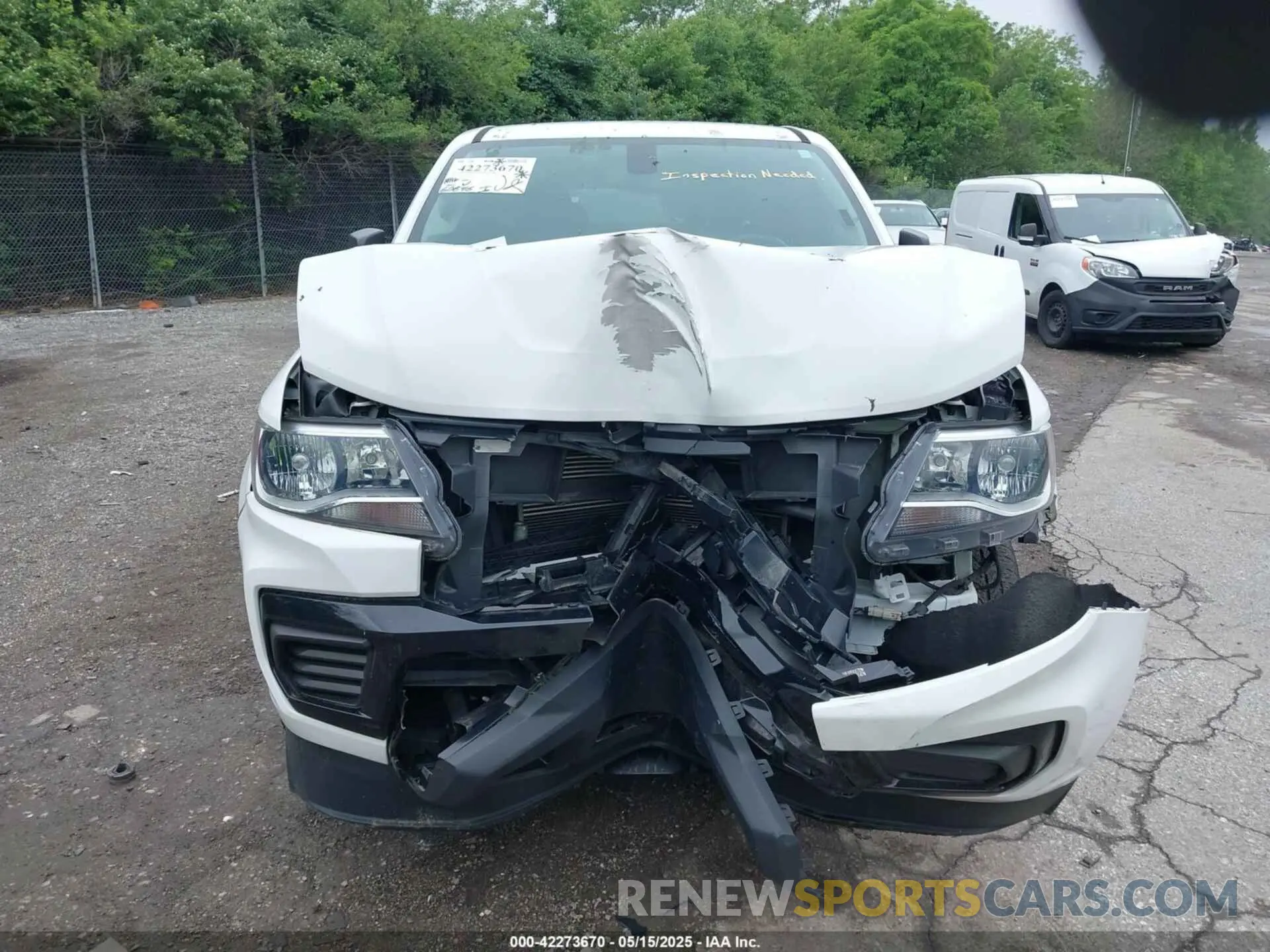 13 Photograph of a damaged car 1GCHSBEA9M1104836 CHEVROLET COLORADO 2021